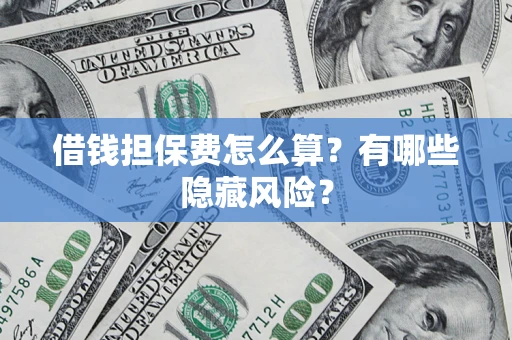 武汉借钱担保费怎么算？有哪些隐藏风险？