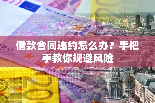 武汉借款合同违约怎么办？手把手教你规避风险