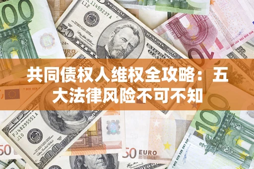 武汉共同债权人维权全攻略：五大法律风险不可不知