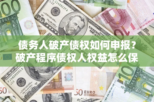 武汉债务人破产债权如何申报？破产程序债权人权益怎么保障？