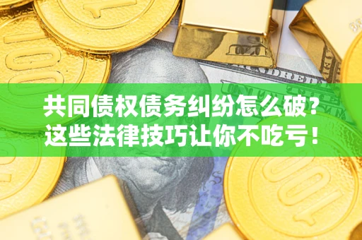 武汉共同债权债务纠纷怎么破？这些法律技巧让你不吃亏！