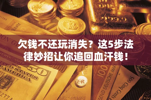 武汉欠钱不还玩消失？这5步法律妙招让你追回血汗钱！