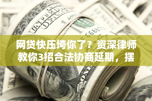 武汉网贷快压垮你了？资深律师教你3招合法协商延期，摆脱暴力催收！