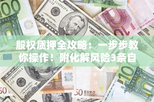 武汉股权质押全攻略：一步步教你操作！附化解风险3条自救法则