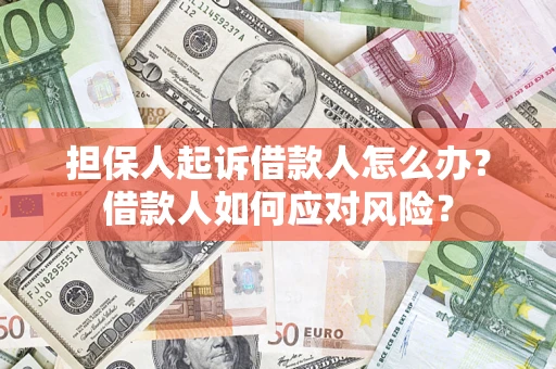 武汉担保人起诉借款人怎么办？借款人如何应对风险？