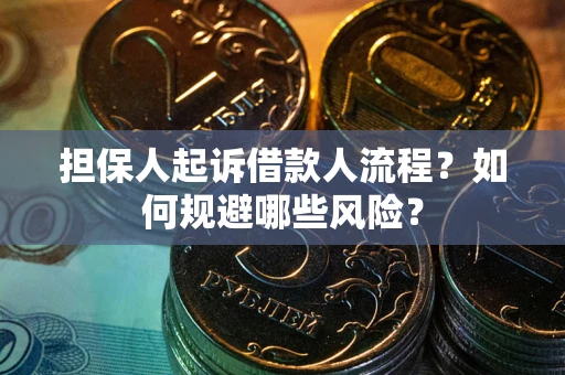武汉担保人起诉借款人流程？如何规避哪些风险？