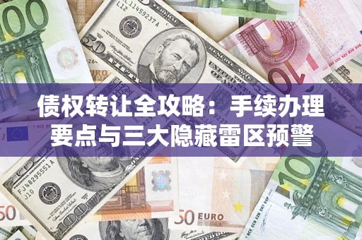 武汉债权转让全攻略：手续办理要点与三大隐藏雷区预警