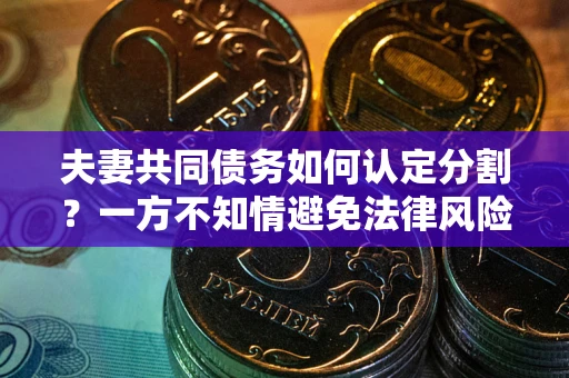 武汉夫妻共同债务如何认定分割？一方不知情避免法律风险必看！